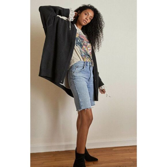Free People East Side Oversized V-neck  Cardigan - Picture 1 of 12